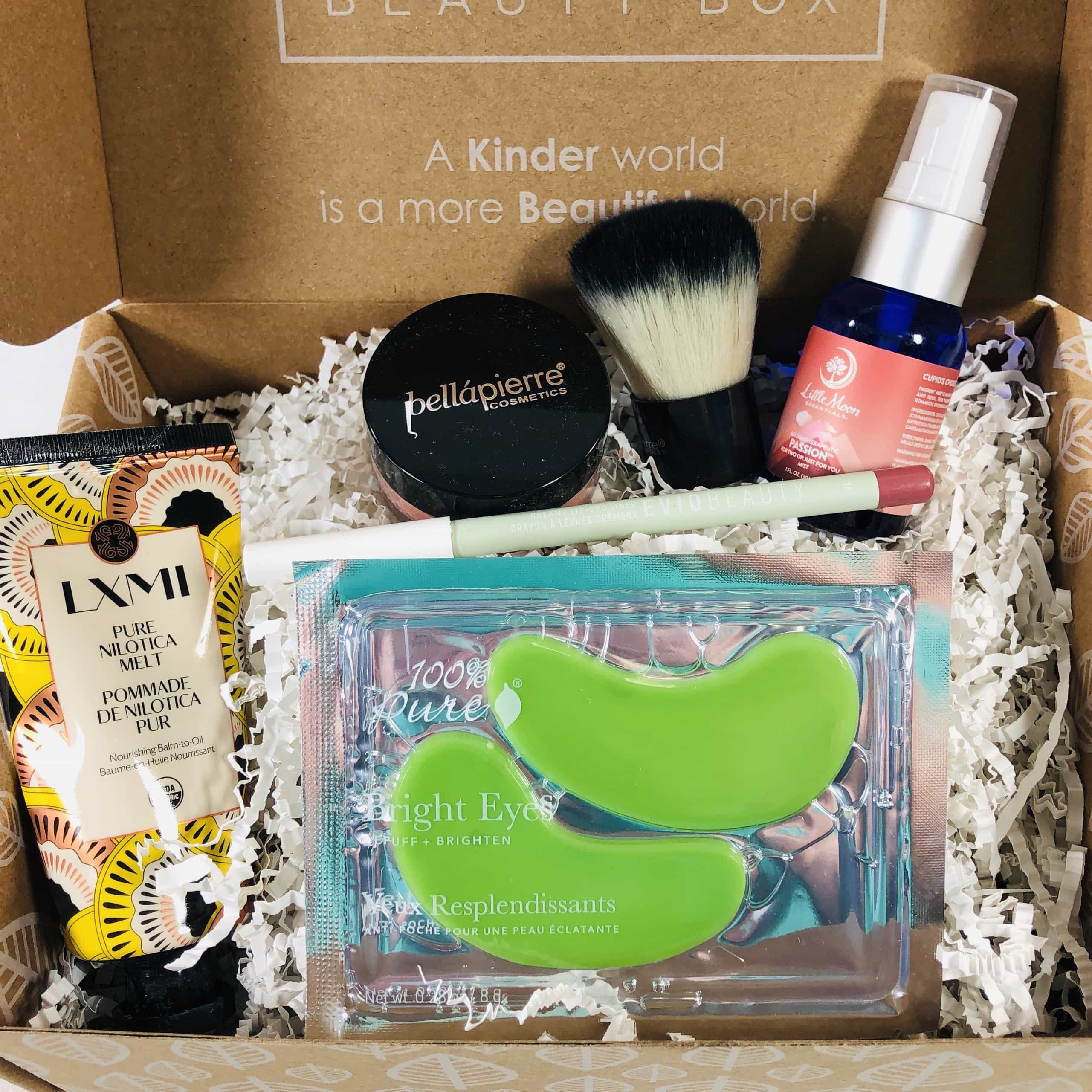 Kinder Beauty Box February 2020 Review + Coupon! hello subscription