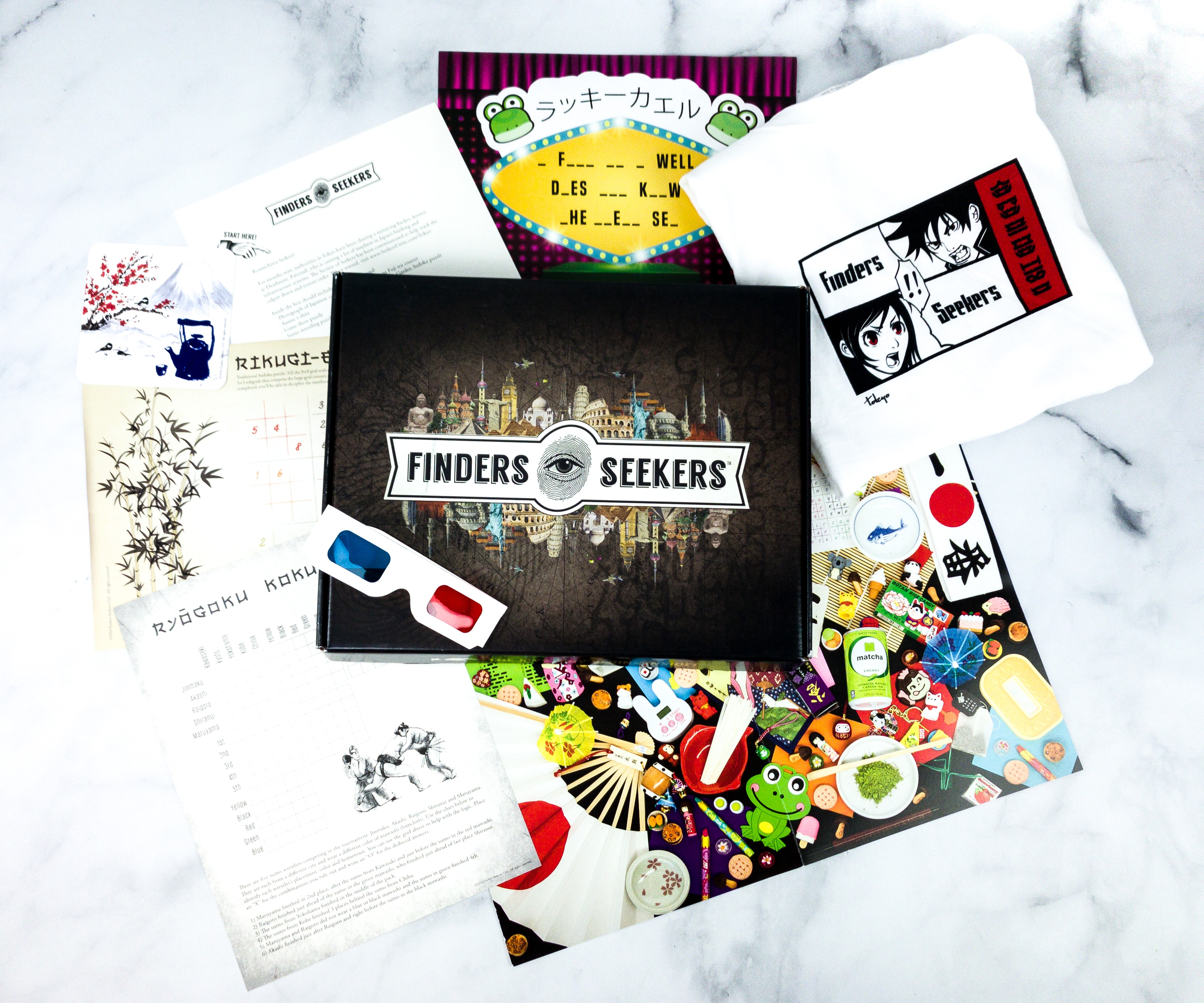 Finders Seekers Subscription Box Review + Coupon TOKYO Hello