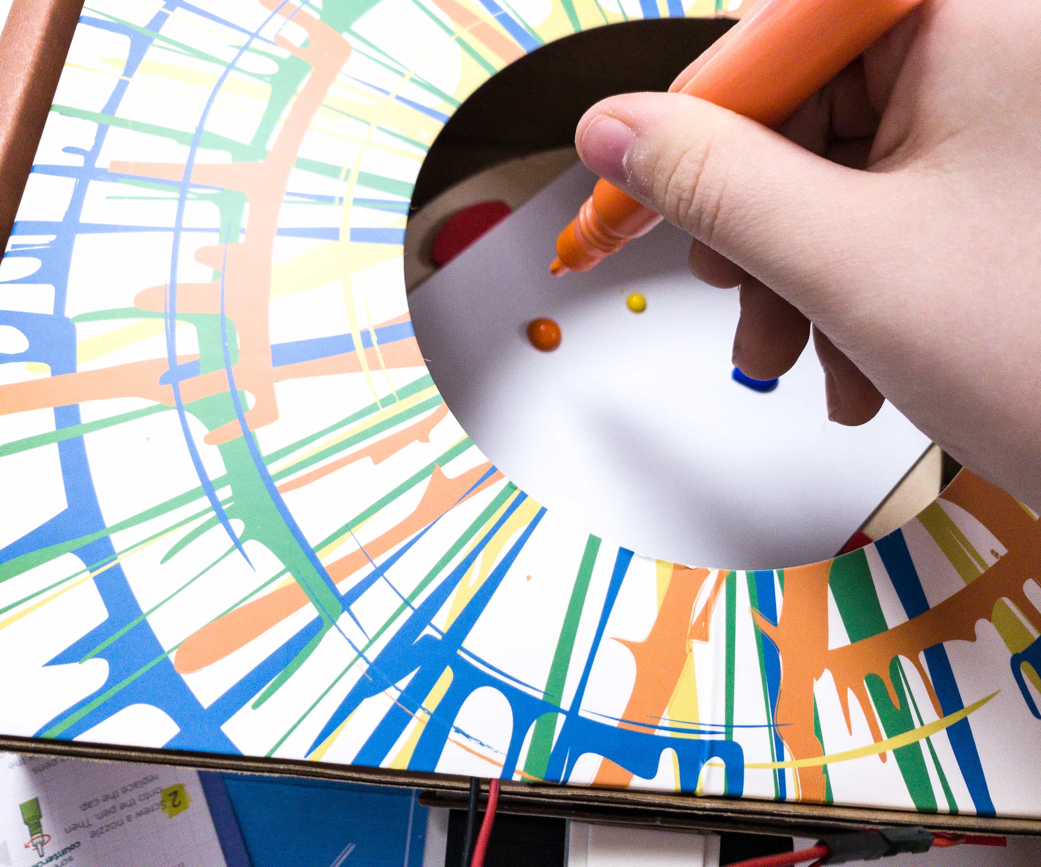 KiwiCo Tinker Crate Review & Coupon SPIN ART MACHINE hello subscription