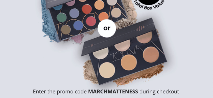 BOXYCHARM Coupon: FREE Zoeva Palette with March 2020 Box!