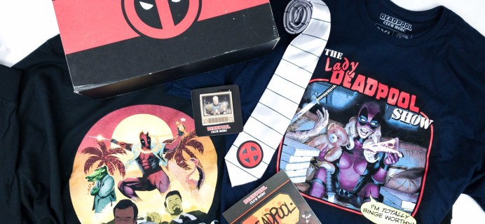 Deadpool Club Merc Fall 2019 Subscription Box Review + Coupon
