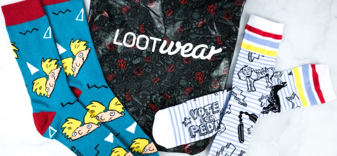 Loot Socks by Loot Crate September 2019 Subscription Box Review & Coupon