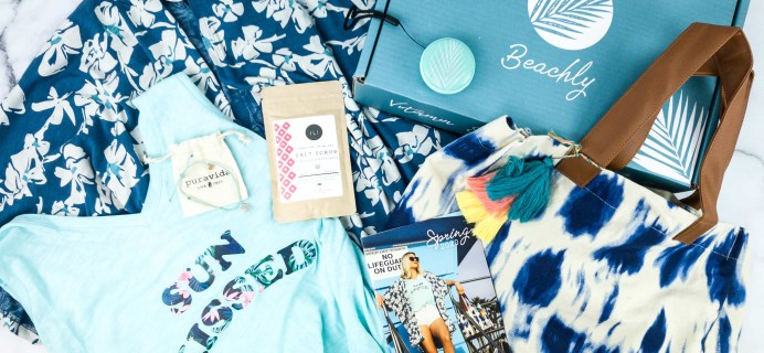 Beachly Women’s Box Spring 2020 Subscription Box Review + Coupon!