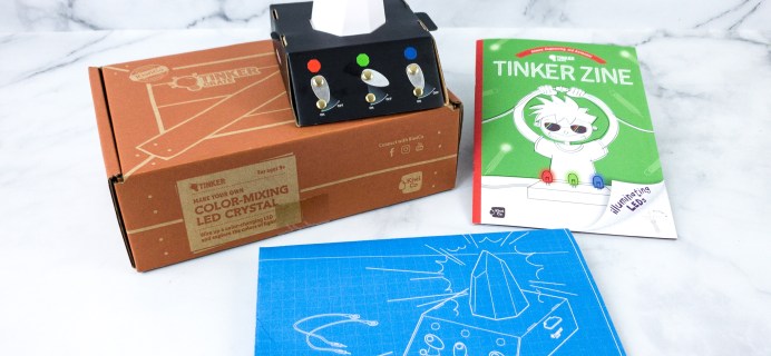 KiwiCo Tinker Crate Review & Coupon – LED CRYSTAL