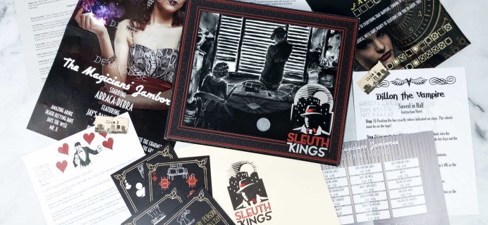 Sleuth Kings Subscription Box Review + Coupons – Case 030 BLACK MAGIC