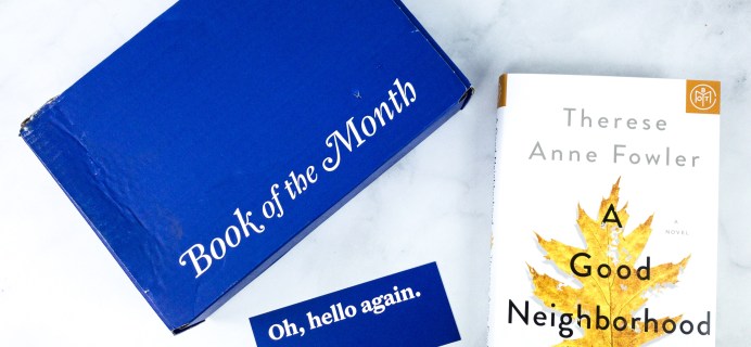 Book of the Month March 2020 Subscription Box Review + Coupon