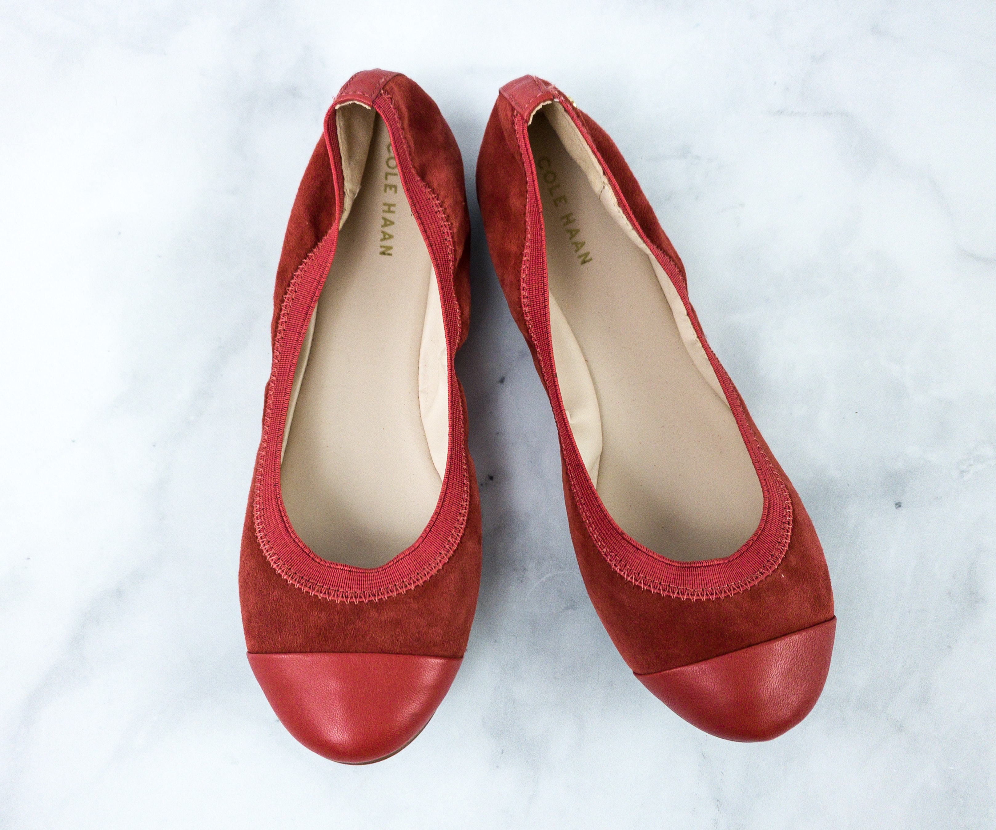 Cole haan red flats online