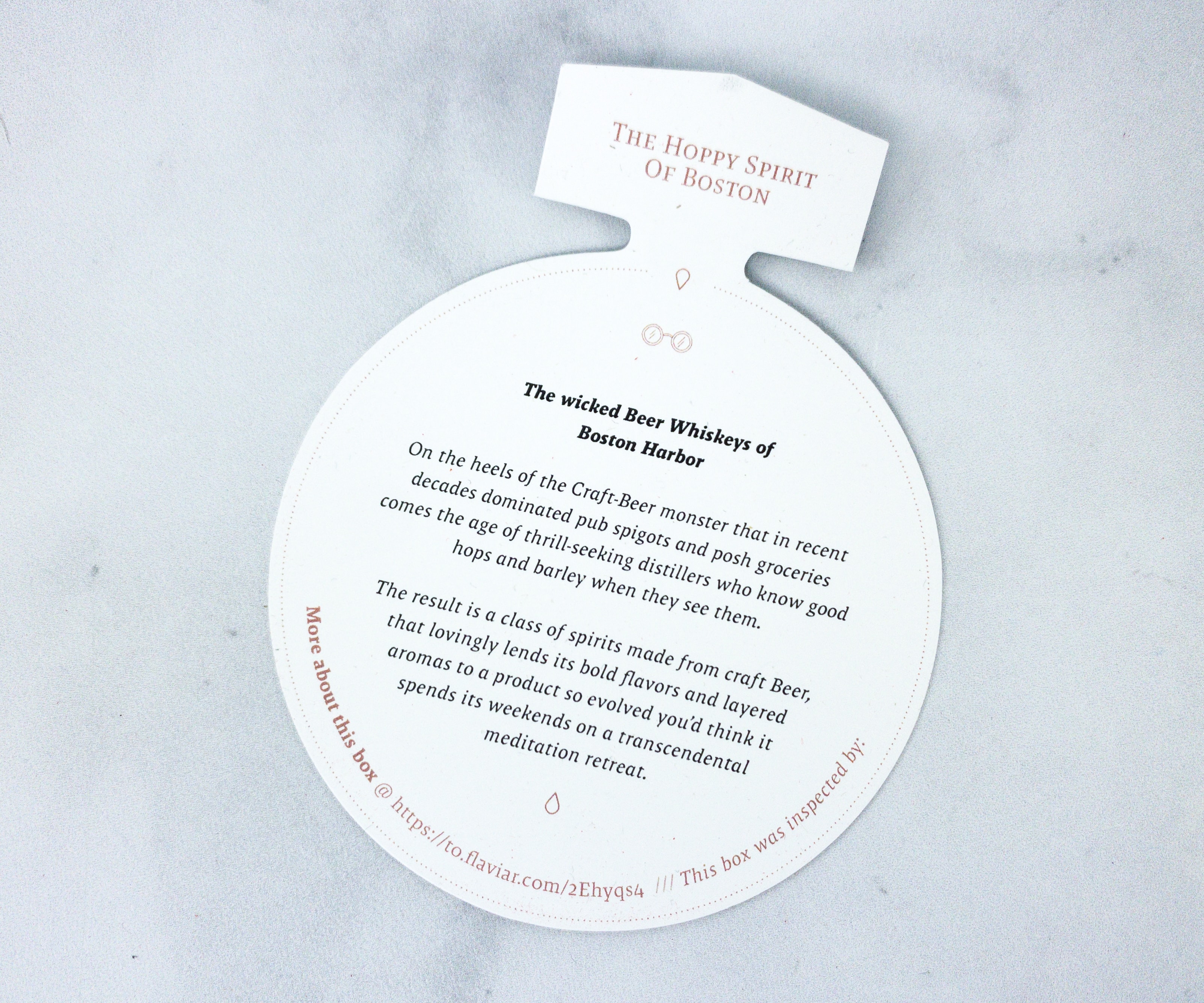 Flaviar Tasting Box Review & Coupon THE HOPPY SPIRIT OF BOSTON