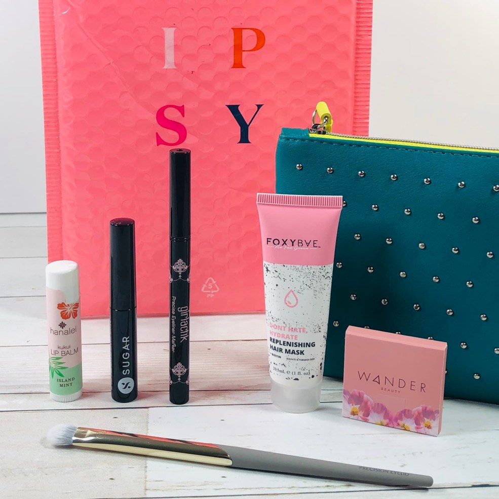 Ipsy Glam Bag March 2020 Review hello subscription