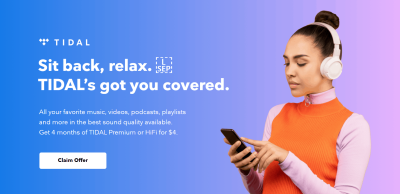 EXTENDED Tidal Coupon: Get 4 months of TIDAL Premium OR HiFi For Just $4!