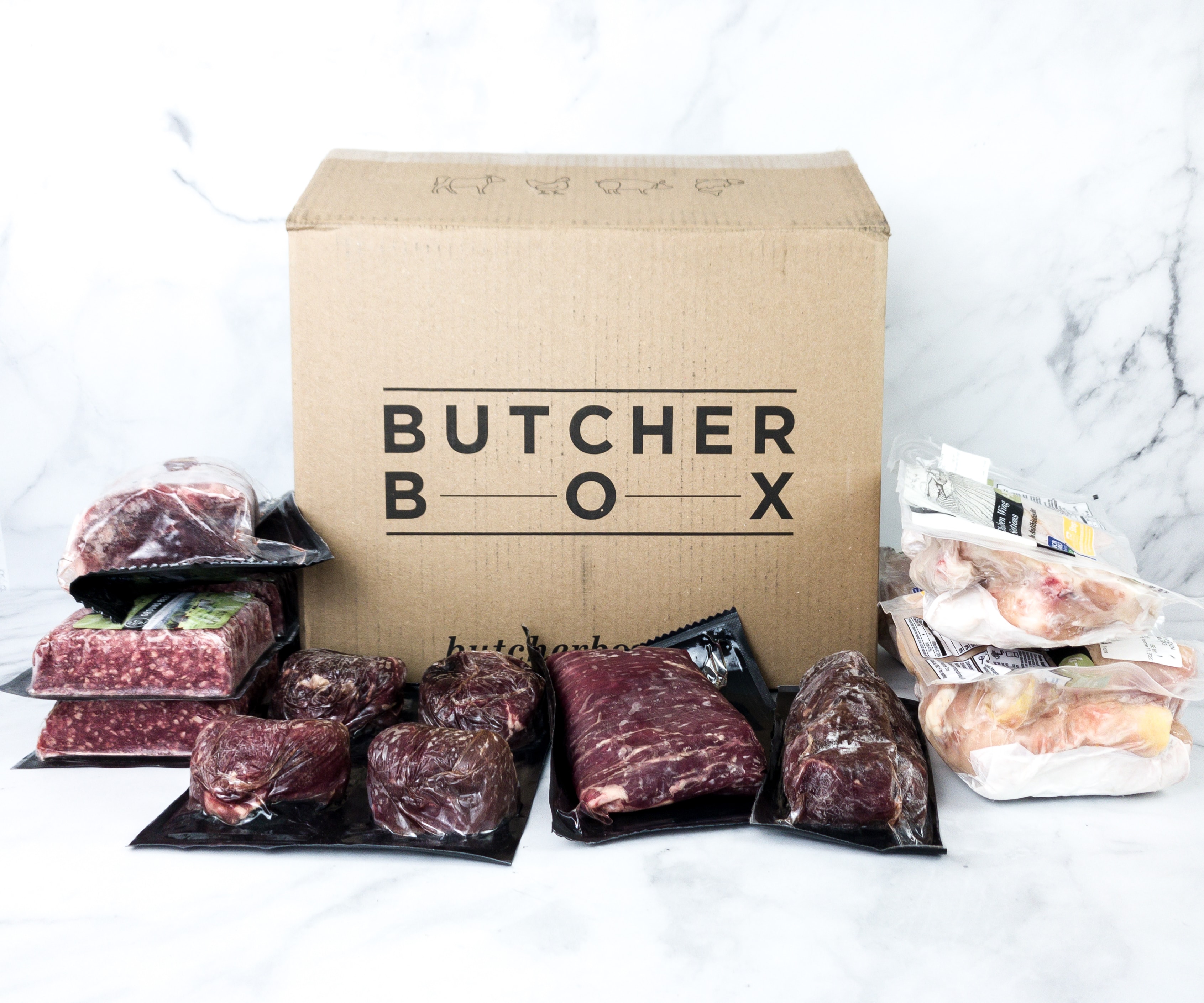Butcher Box Feburary 2020 Subscription Box Review + Coupon - BEEF BOX ...