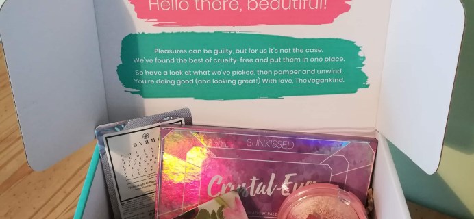 The Vegan Kind Subscription Beauty Box Review + Coupon – Box #26 February and March 2020