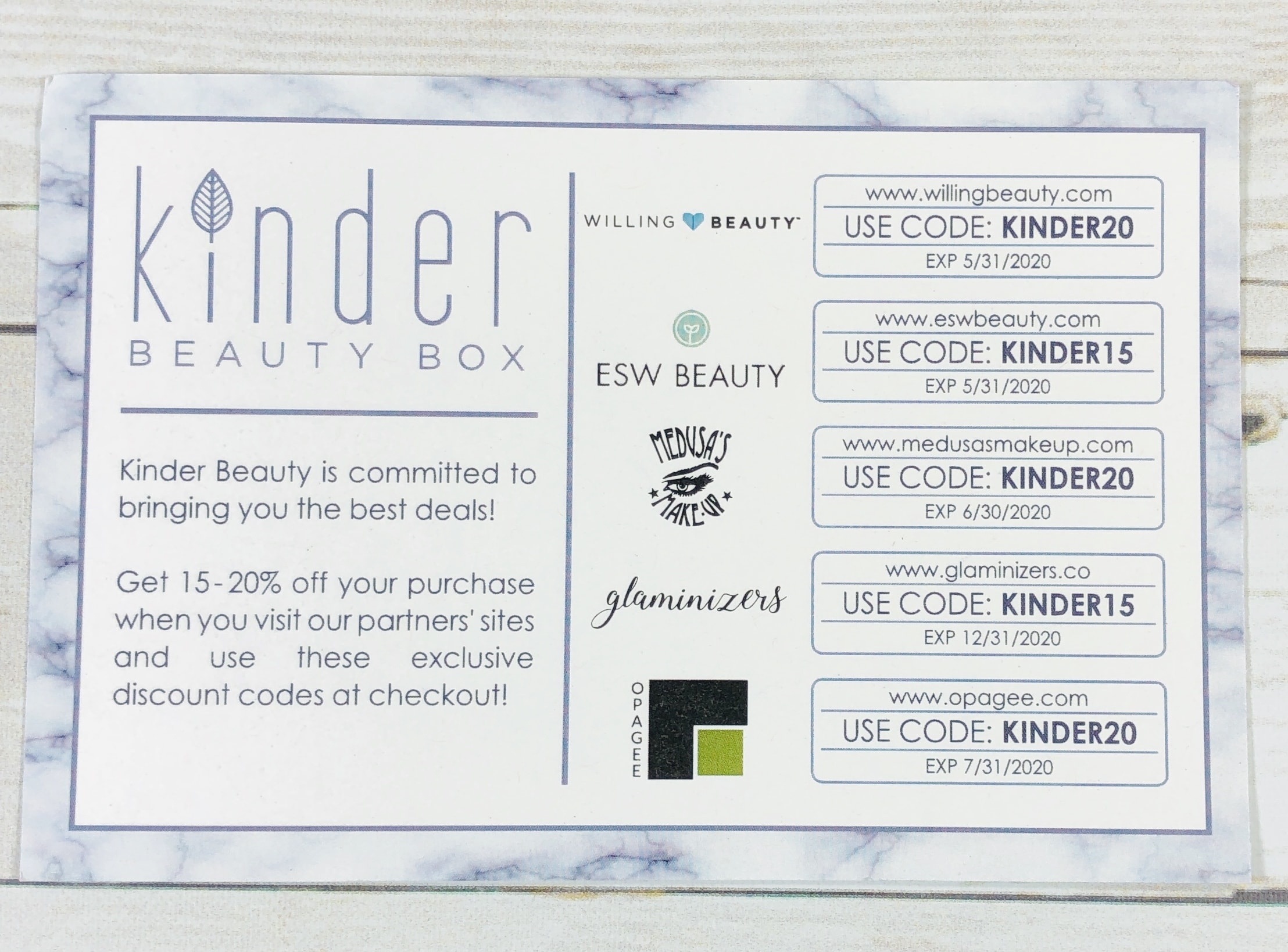 Kinder Beauty Box March 2020 Review + Coupon! Hello Subscription