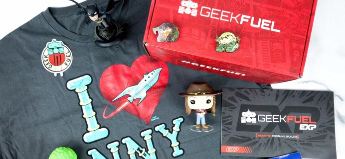 Geek Fuel EXP March 2020 Subscription Box Review