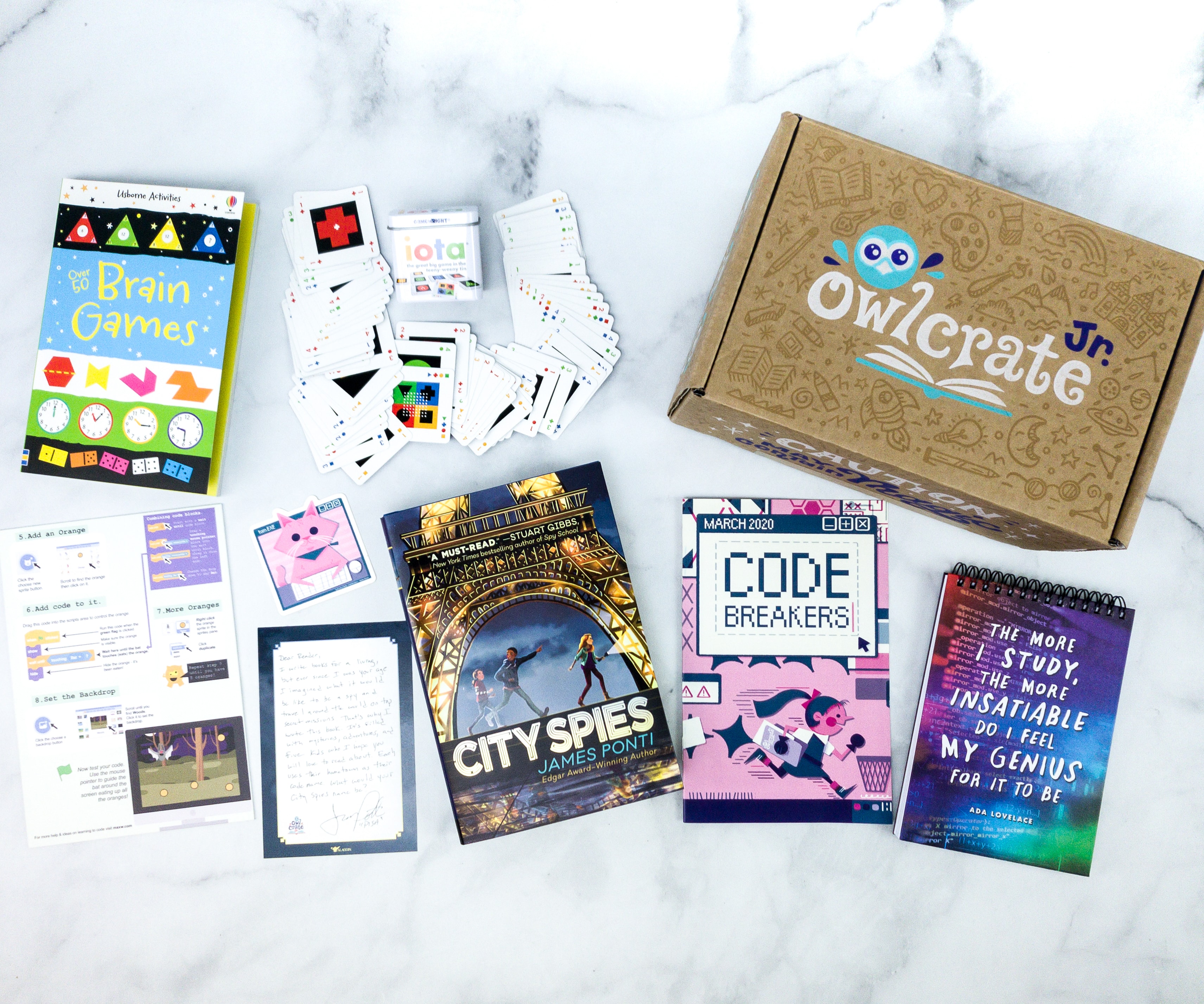 OwlCrate Jr. March 2020 Box Review & Coupon CODE BREAKERS Hello
