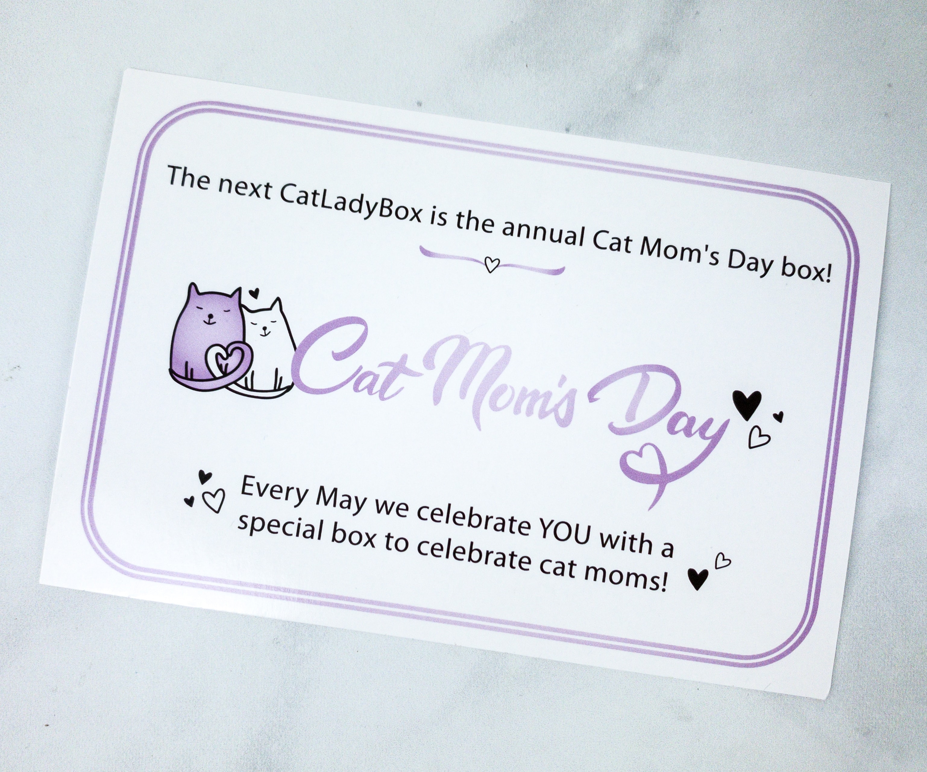 Cat Lady Box April Subscription Box Review Garden Pawty Hello Subscription