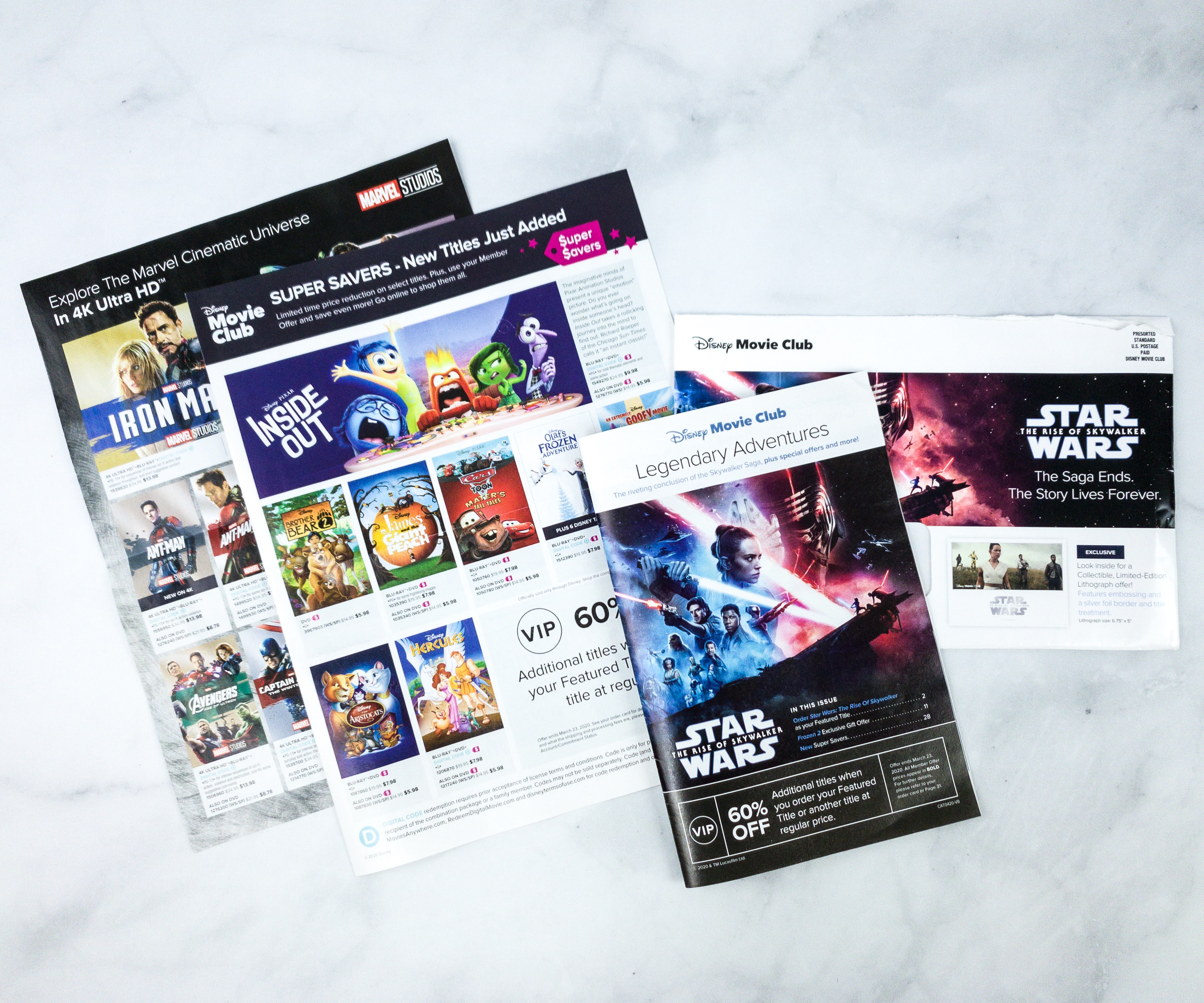 Box Review: Star Wars: The Rise of Skywalker Disney Movie Club Boxes 