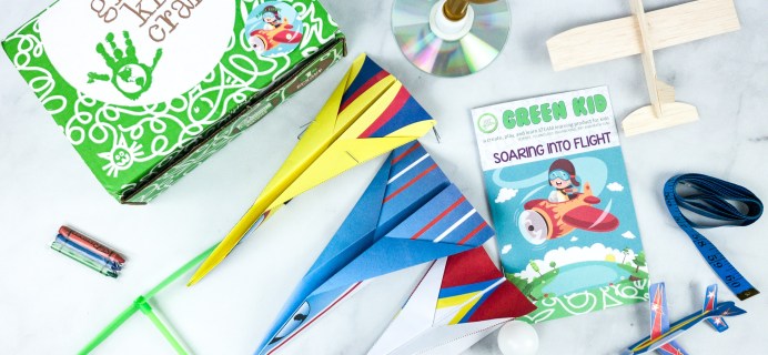 Green Kid Crafts SOARING INTO FLIGHT Subscription Box Review + 50% Off Coupon!