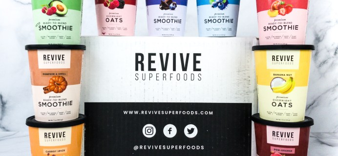 Revive Superfoods Review + Coupon – SMOOTHIES & OAT BOWLS