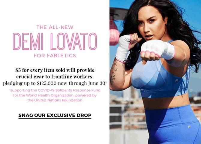 Demi Lovato - Check Out My New Activewear Collection By Fabletics