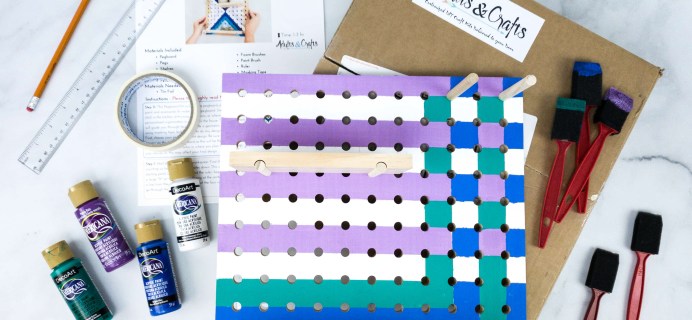 Adults & Crafts Subscription Box Review + Coupon – PEGBOARD KIT