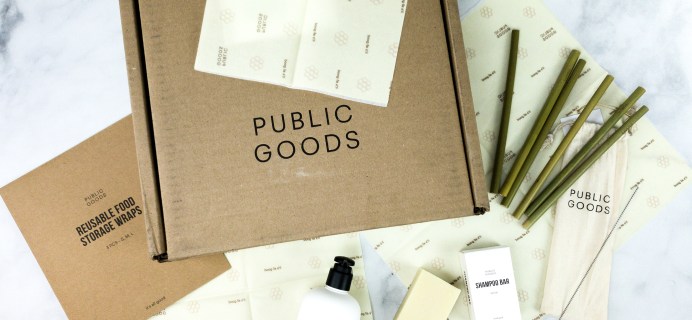 Public Goods April 2020 Subscription Box Review + Coupon