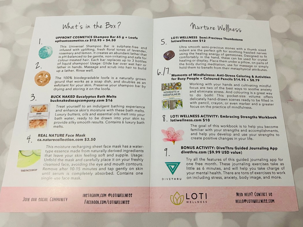 Loti Wellness Box Review + Coupon April 2020 Hello Subscription