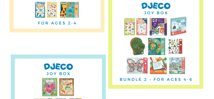 Djeco Joy Box Kids Activity Kits Available Now!