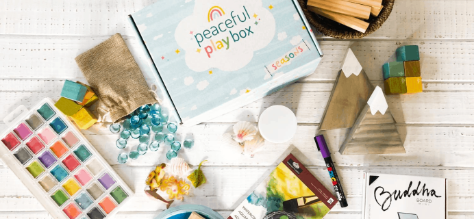 Peaceful Play Box – Review? Kid Arts & Crafts Subscription!