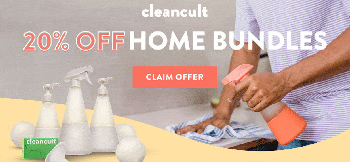 Cleancult Earth Day Coupon: Get 20% Off Starter Bundles + FREE Shipping!
