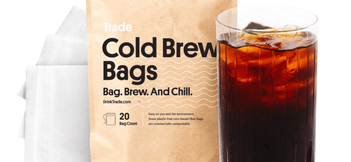 Trade Coffee Cold Brew Available Now + FREE Cold Brew Bags + 30% OFF Coupon!