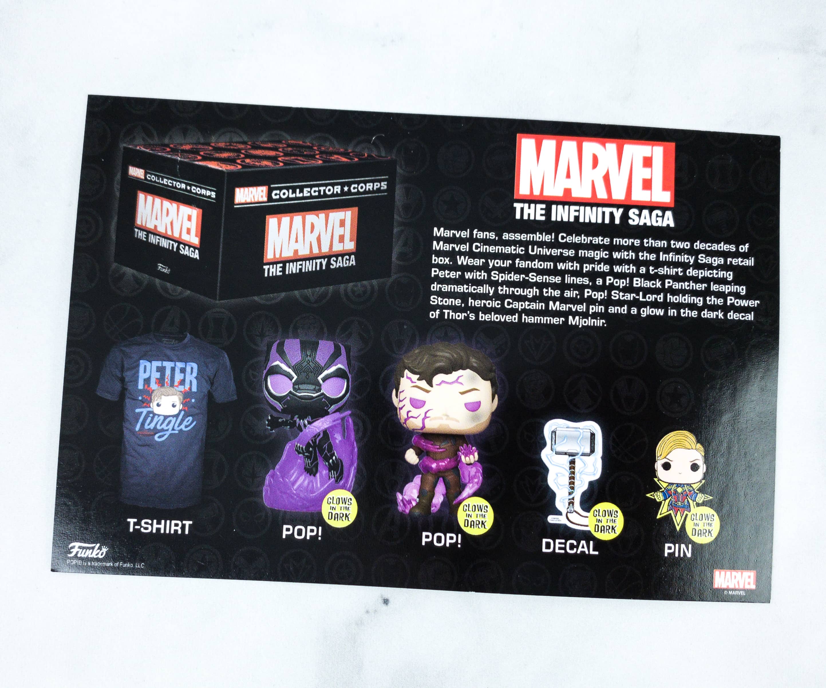 Marvel Collector Corps March Subscription Box Review The Infinity Saga Hello Subscription