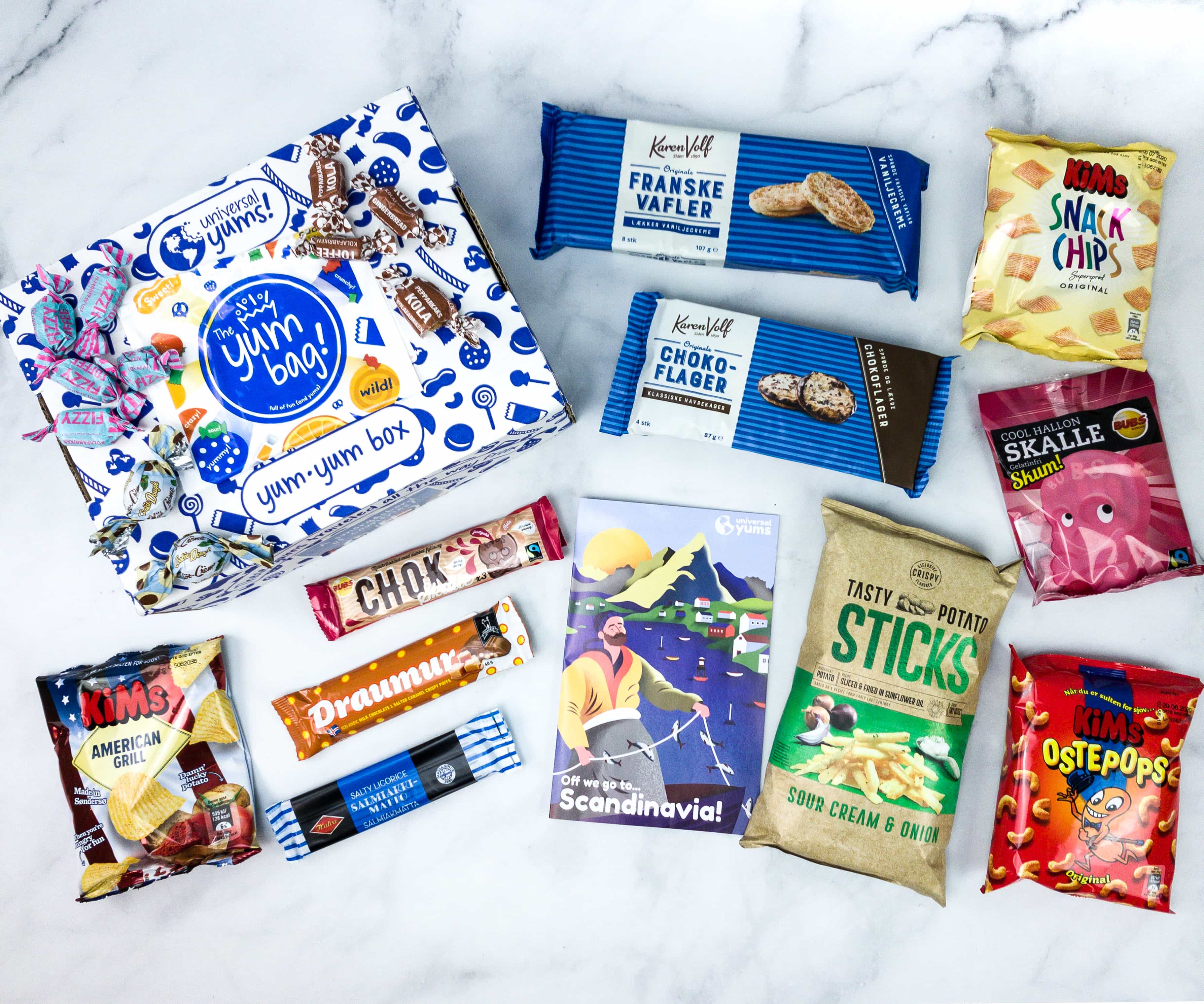 Universal Yums Subscription Box Review + Coupon SCANDINAVIA Hello