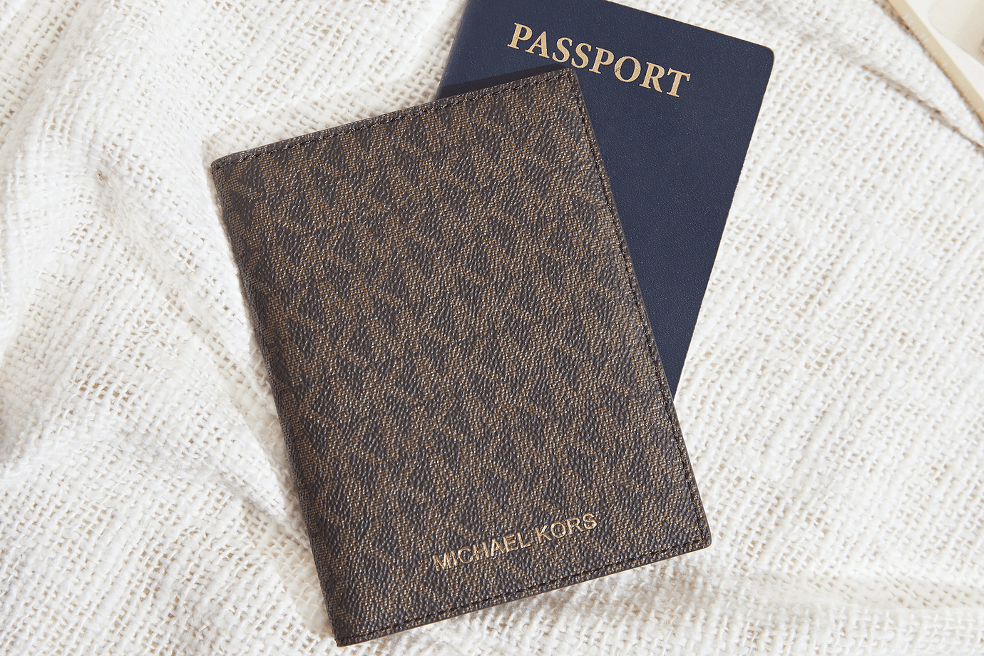 michael kors passport cover