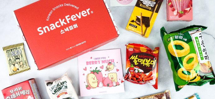 Snack Fever May 2020 Subscription Box Review + Coupon – Original Box!
