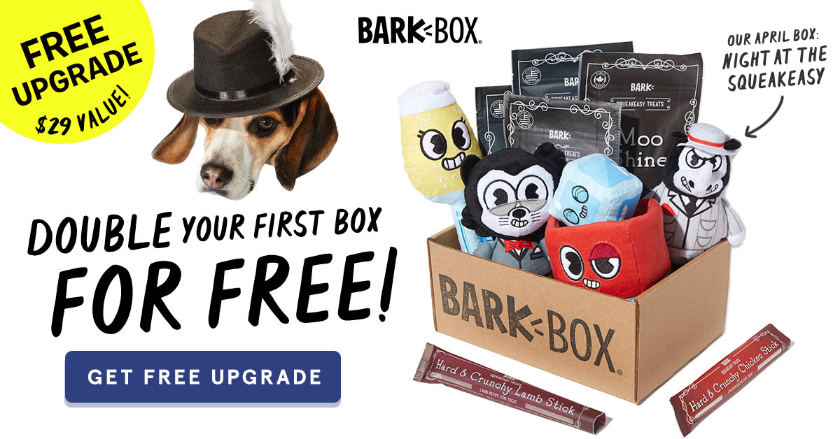 BarkBox Coupon: Double Your First Box For FREE! - Hello Subscription