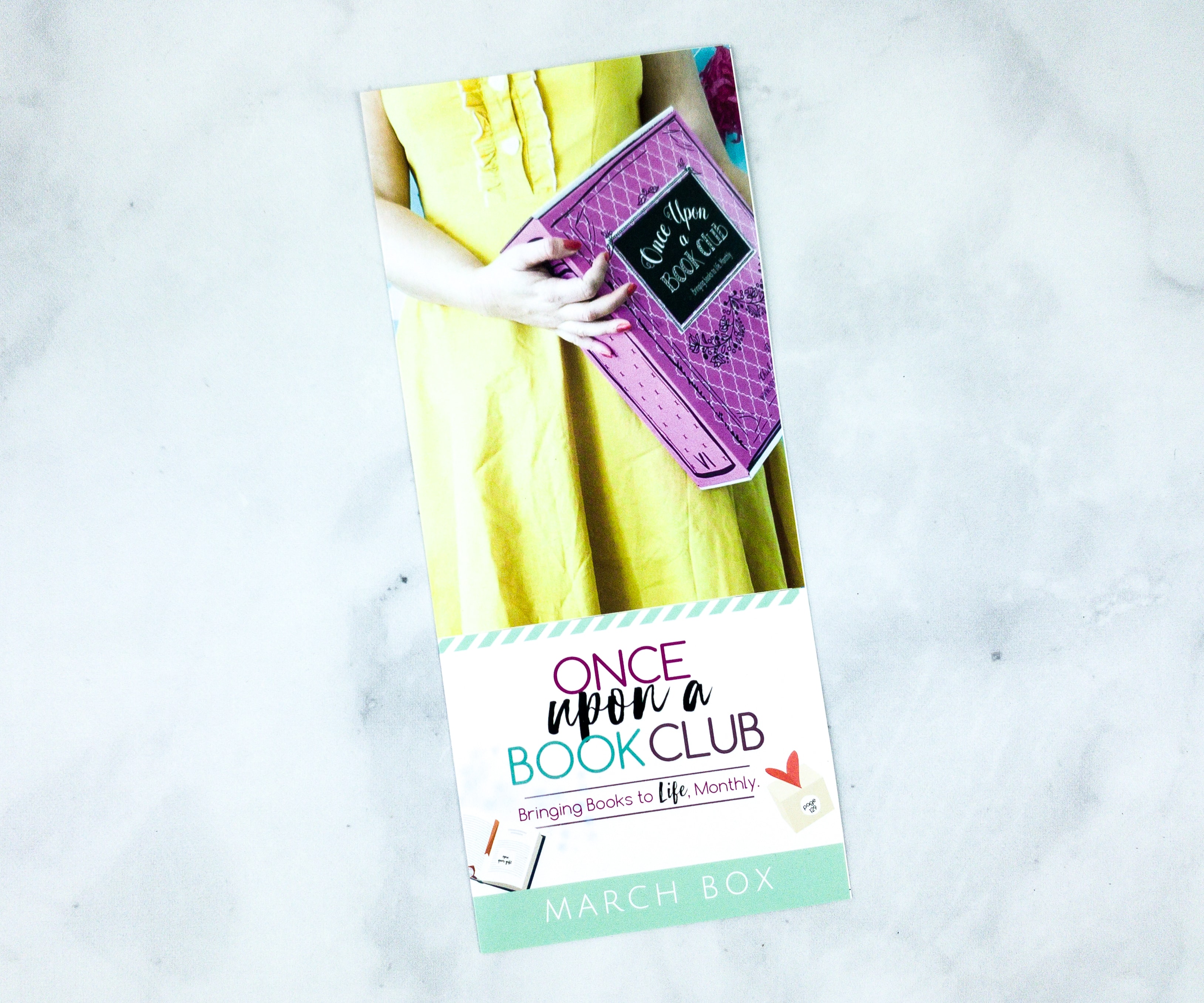 Once Upon A Book Club March 2020 Subscription Box Review Coupon   Once Upon A Book Club March 2020 5 