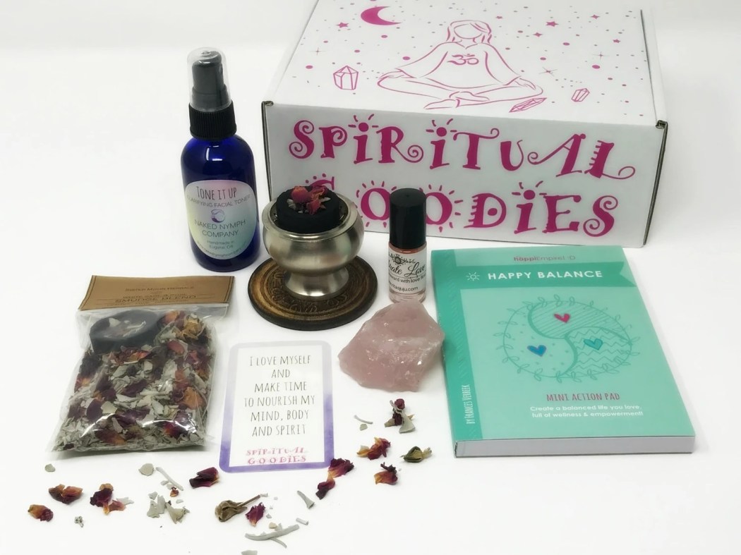 Spiritual surprise box- Monthly mindful box - Mystery crystal box