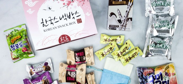 Korean Snack Box March 2020 Subscription Box Review + Coupon