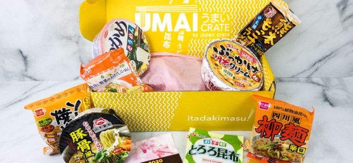 Umai Crate April 2020 Subscription Box Review + Coupon