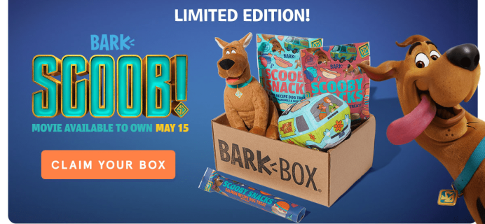 Order BarkBox Now For Guaranteed Scooby Doo Limited Edition Box!