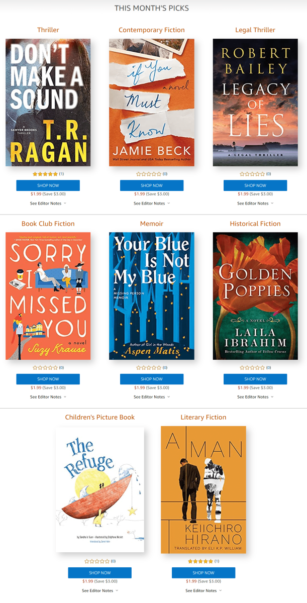 Amazon First Reads May 2020 Selections 1 Book FREE for Amazon Prime