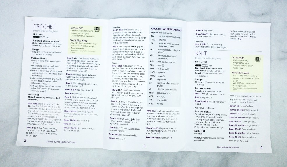 Annie’s Hook & Needle Club Unboxing Review + Coupon - TICKING STRIPE ...