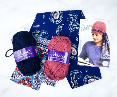 Annie’s Caring Crochet Kit Club Unboxing Review + Coupon – FASHION CHEMO CAPS