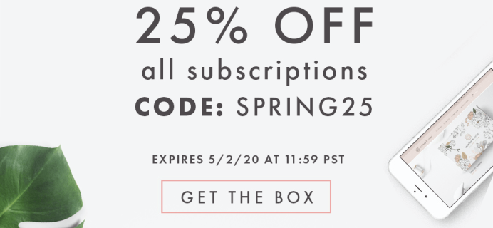 Bombay & Cedar  Flash Sale: Get 25% Off ALL Subscriptions – Lifestyle & Beauty!