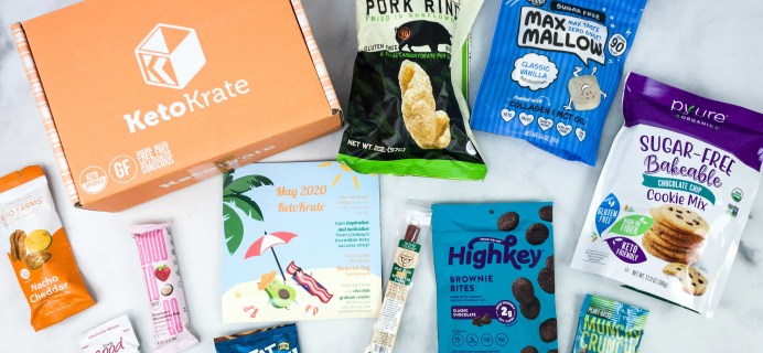 KetoKrate May 2020 Subscription Box Review + Coupon