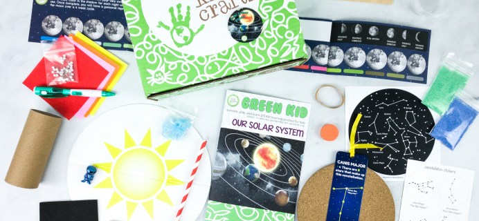 Green Kid Crafts OUR SOLAR SYSTEM Subscription Box Review + 50% Off Coupon!