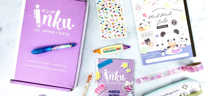 Inku Crate by Japan Crate March 2020 Subscription Box Review + Coupon!