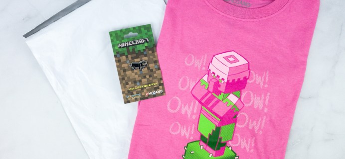 Minecraft T-Shirt Club May 2020 Review + Coupon!