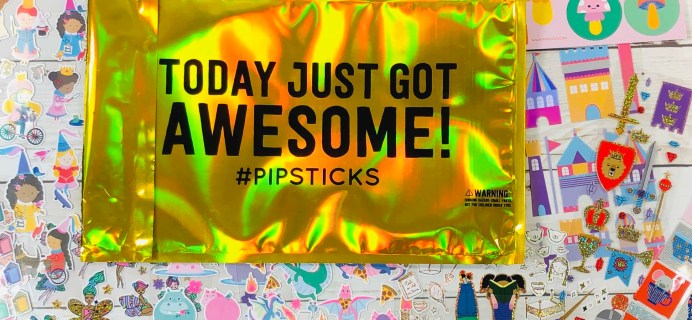 Pipsticks Kids Club Classic May 2020 Subscription Box Review + Coupon!